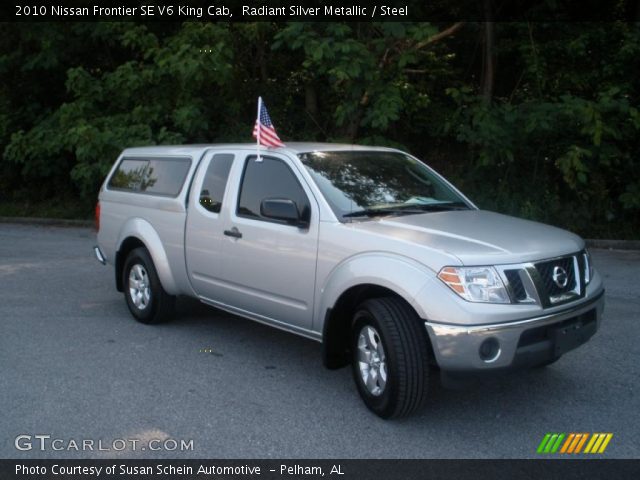 2010 Nissan Frontier SE V6 King Cab in Radiant Silver Metallic