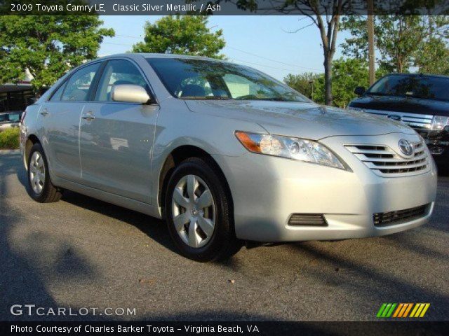 2009 Toyota Camry LE in Classic Silver Metallic