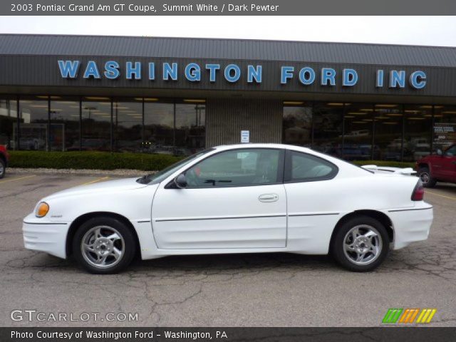 2003 Pontiac Grand Am GT Coupe in Summit White