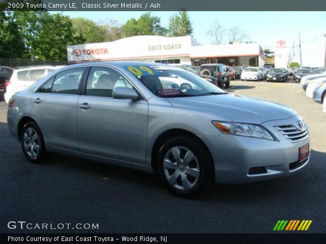 2009 Toyota Camry LE in Classic Silver Metallic