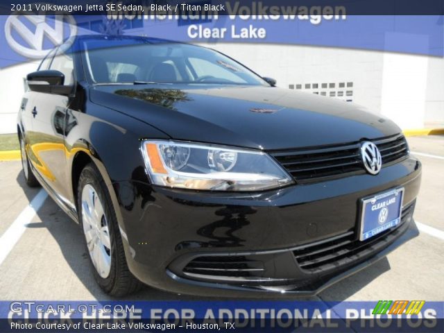 2011 Volkswagen Jetta SE Sedan in Black