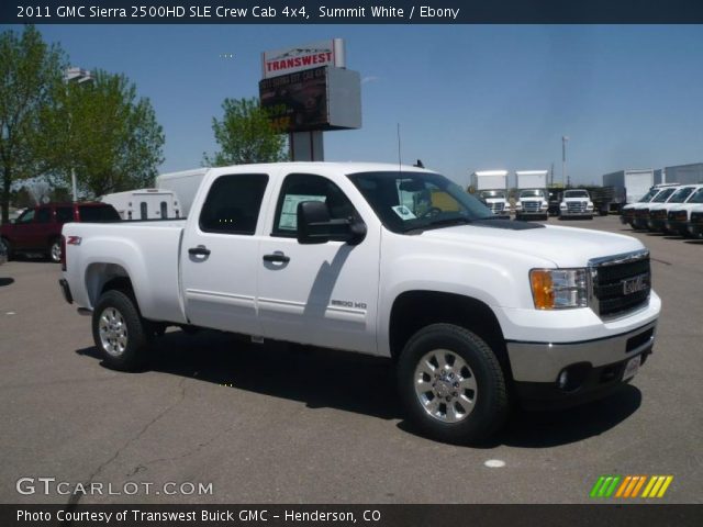 2011 GMC Sierra 2500HD SLE Crew Cab 4x4 in Summit White