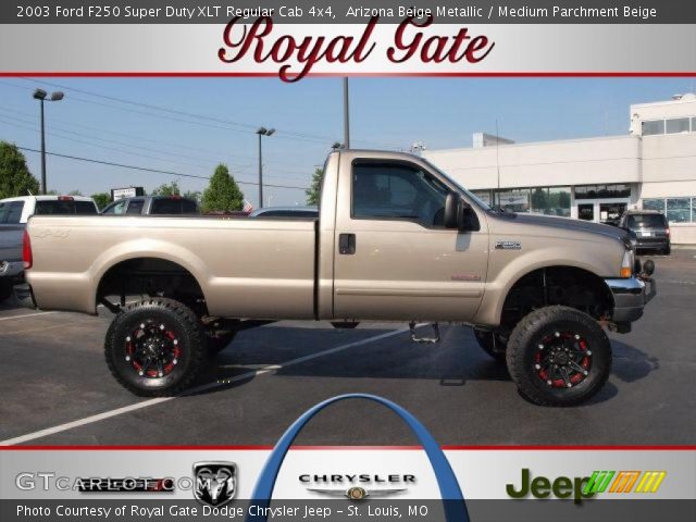 2003 Ford F250 Super Duty XLT Regular Cab 4x4 in Arizona Beige Metallic