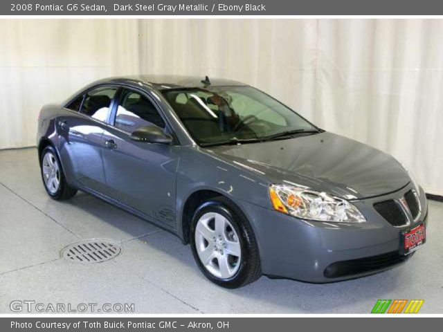 2008 Pontiac G6 Sedan in Dark Steel Gray Metallic