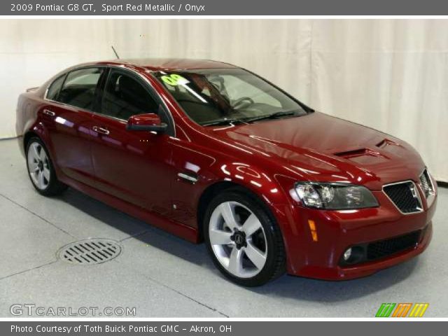 2009 Pontiac G8 GT in Sport Red Metallic