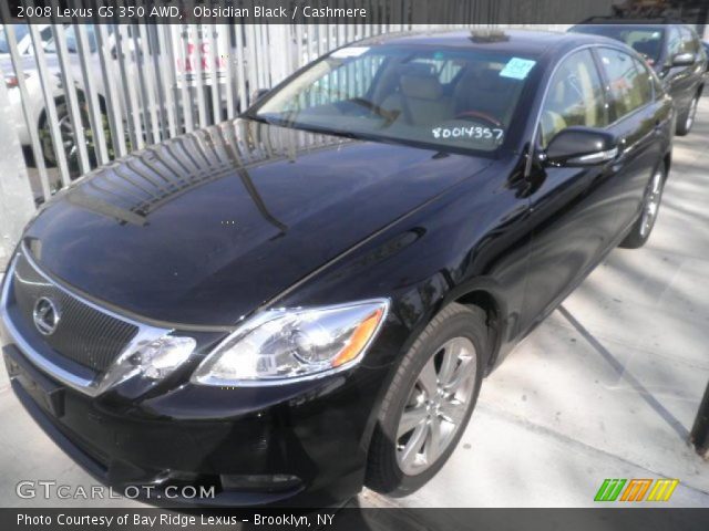 2008 Lexus GS 350 AWD in Obsidian Black
