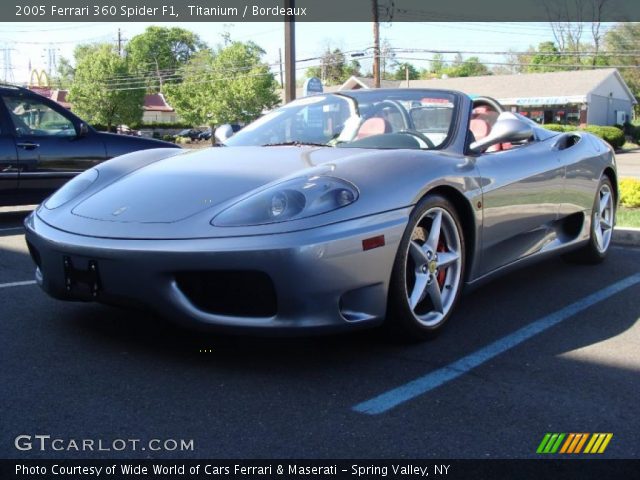 2005 Ferrari 360 Spider F1 in Titanium