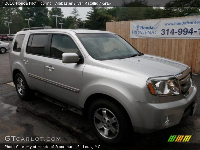 2010 Honda Pilot Touring in Alabaster Silver Metallic