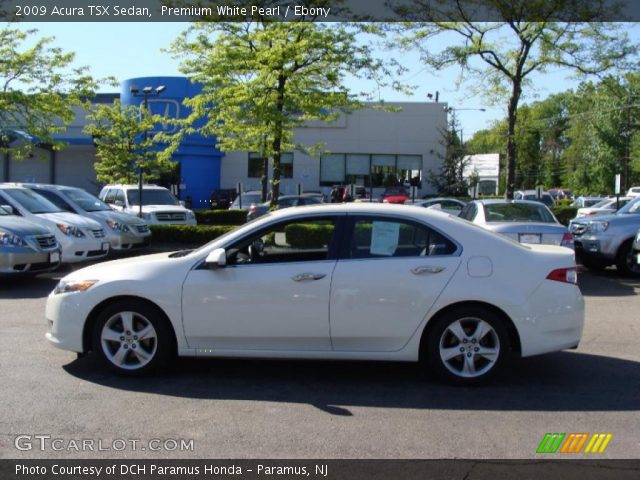 2009 Acura TSX Sedan in Premium White Pearl