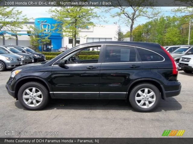 2008 Honda CR-V EX-L 4WD in Nighthawk Black Pearl