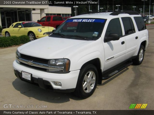 2003 Chevrolet TrailBlazer EXT LS in Summit White