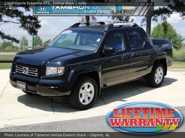 2008 Honda Ridgeline RTS in Formal Black