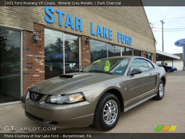 2001 Ford Mustang V6 Coupe in Mineral Grey Metallic
