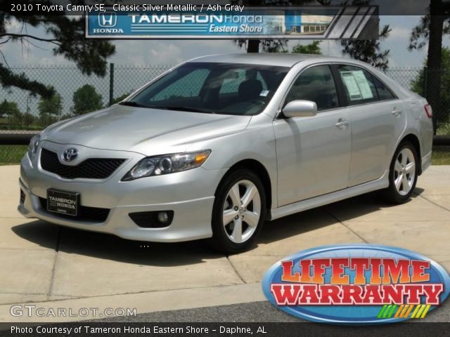 2010 Toyota Camry SE in Classic Silver Metallic