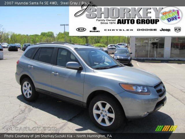 2007 Hyundai Santa Fe SE 4WD in Steel Gray