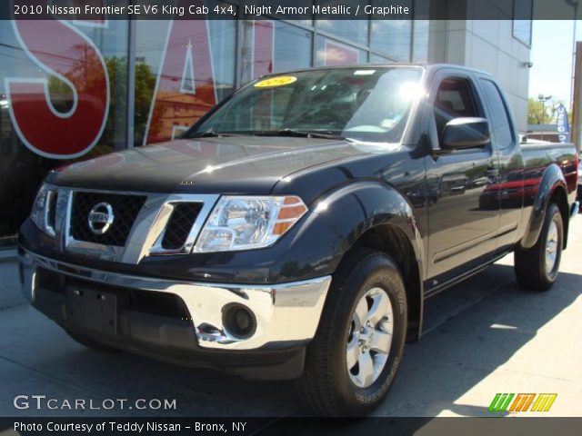 2010 Nissan Frontier SE V6 King Cab 4x4 in Night Armor Metallic