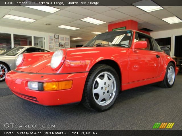 1990 Porsche 911 Carrera 4 Targa in Guards Red