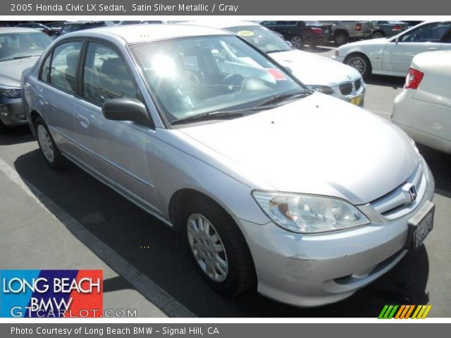 2005 Honda Civic LX Sedan in Satin Silver Metallic