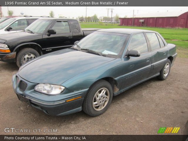 1996 Pontiac Grand Am SE Sedan in Medium Green Blue Metallic