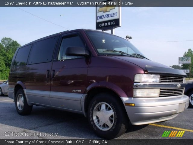 1997 Chevrolet Astro LS Passenger Van in Cyclamen Purple Metallic