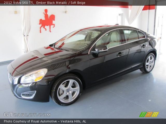 2012 Volvo S60 T5 in Ember Black Metallic