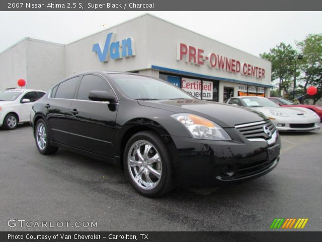 2007 Nissan Altima 2.5 S in Super Black