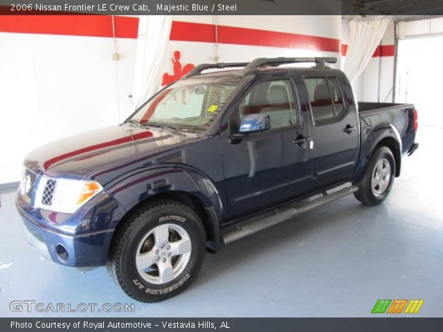 2006 Nissan Frontier LE Crew Cab in Majestic Blue