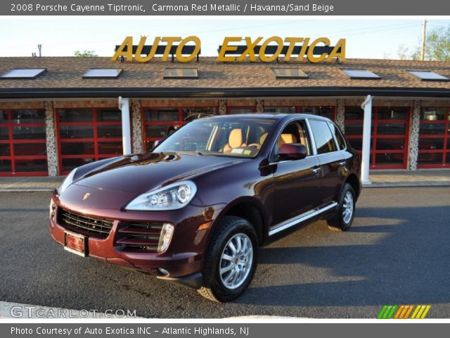 2008 Porsche Cayenne Tiptronic in Carmona Red Metallic