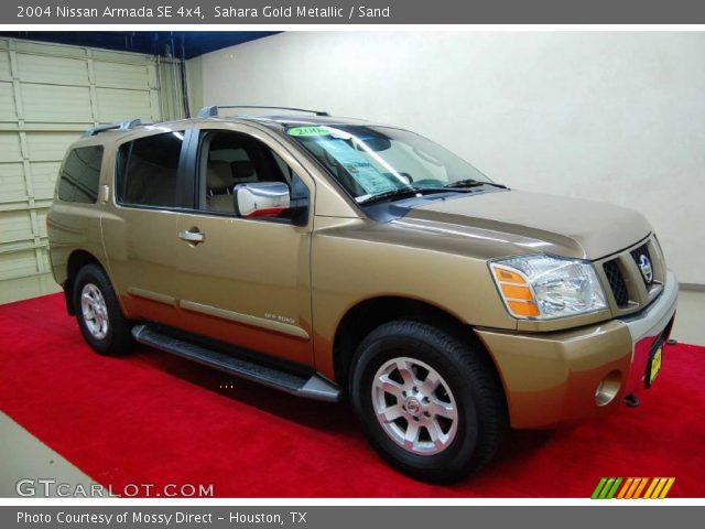 2004 Nissan Armada SE 4x4 in Sahara Gold Metallic