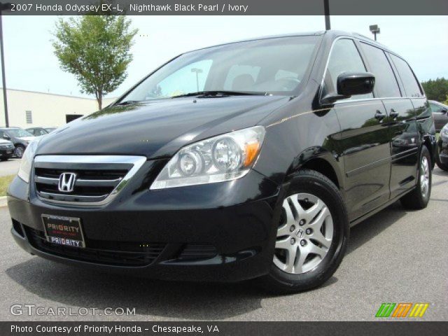 2007 Honda Odyssey EX-L in Nighthawk Black Pearl