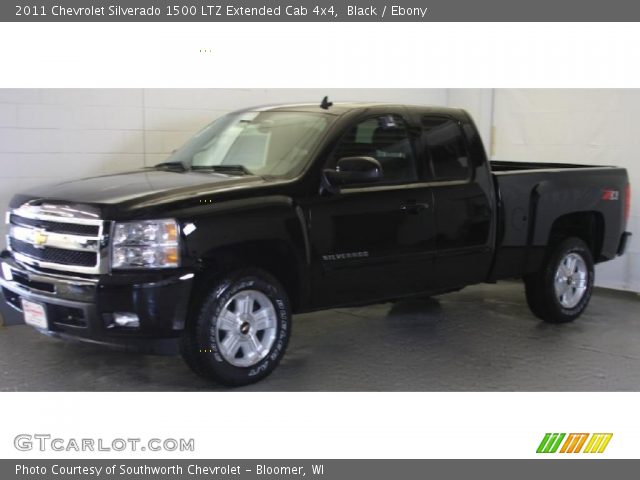 2011 Chevrolet Silverado 1500 LTZ Extended Cab 4x4 in Black