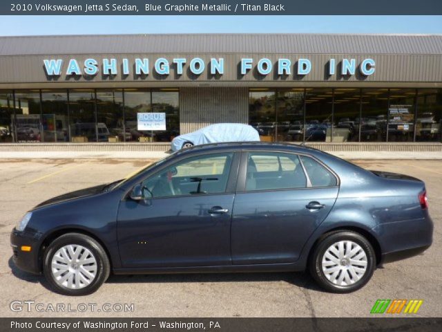2010 Volkswagen Jetta S Sedan in Blue Graphite Metallic