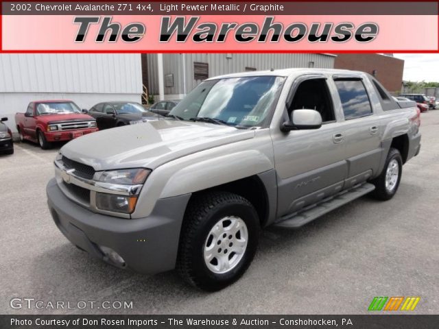 2002 Chevrolet Avalanche Z71 4x4 in Light Pewter Metallic