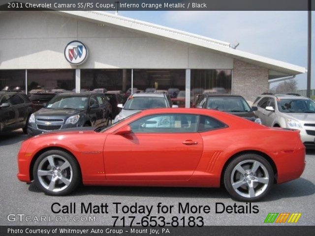 2011 Chevrolet Camaro SS/RS Coupe in Inferno Orange Metallic