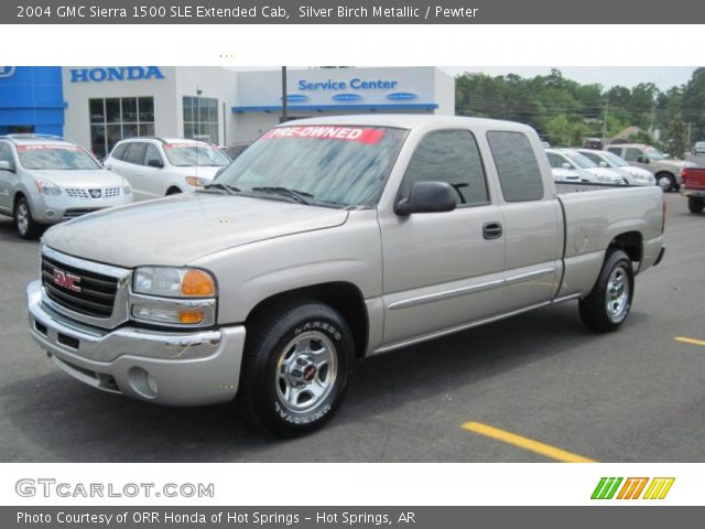 2004 GMC Sierra 1500 SLE Extended Cab in Silver Birch Metallic