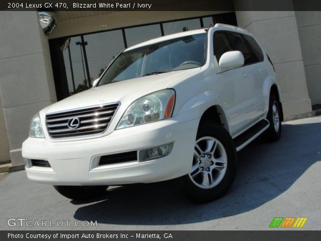 2004 Lexus GX 470 in Blizzard White Pearl
