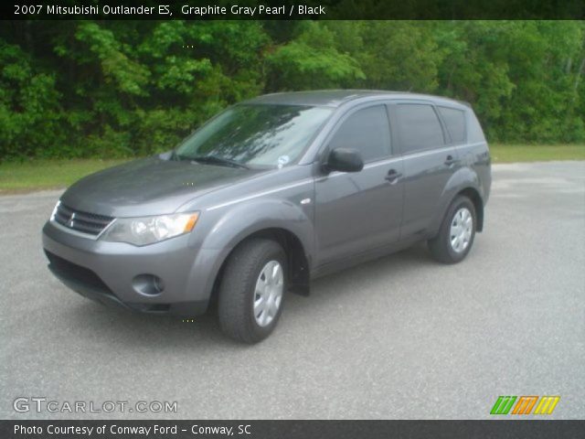 2007 Mitsubishi Outlander ES in Graphite Gray Pearl