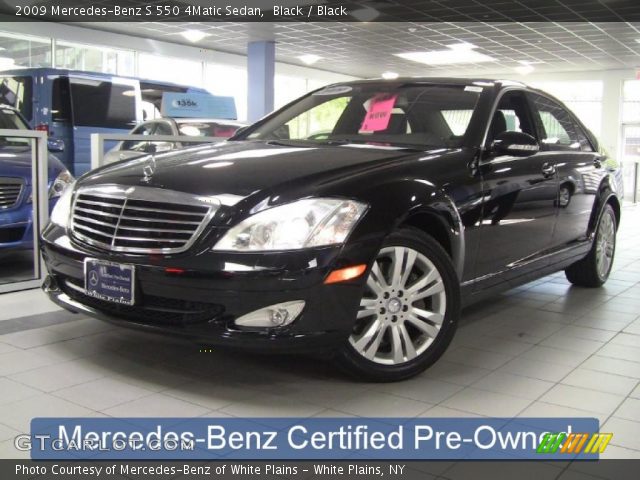2009 Mercedes-Benz S 550 4Matic Sedan in Black
