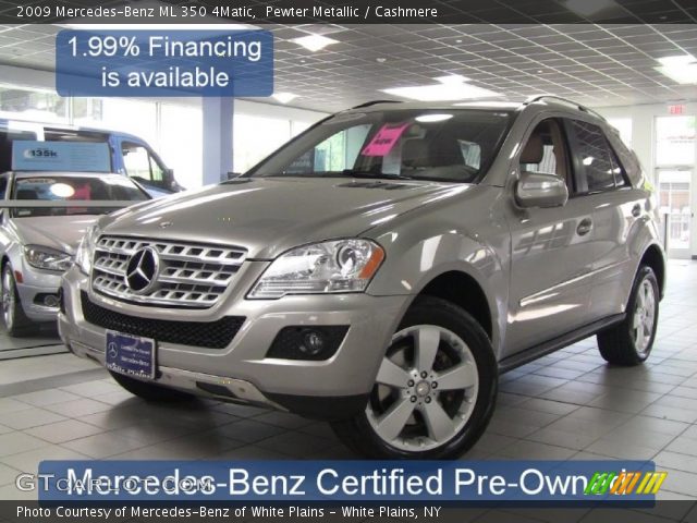 2009 Mercedes-Benz ML 350 4Matic in Pewter Metallic