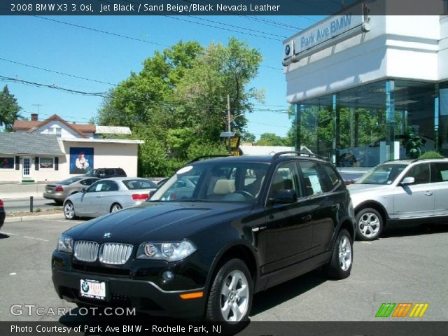 2008 BMW X3 3.0si in Jet Black