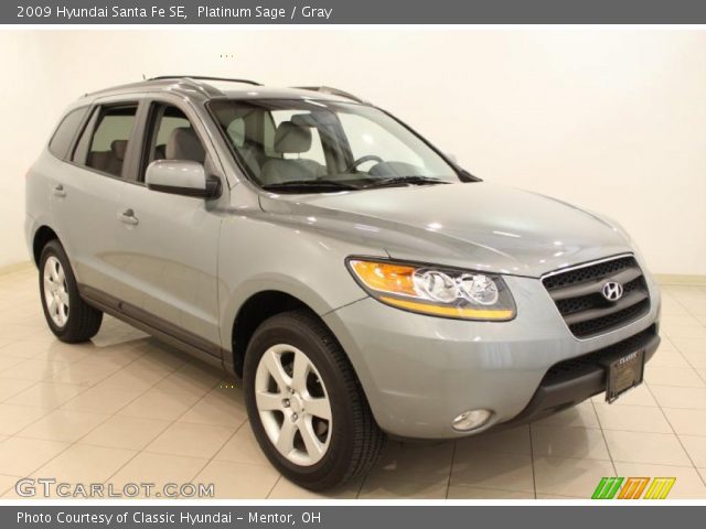 2009 Hyundai Santa Fe SE in Platinum Sage