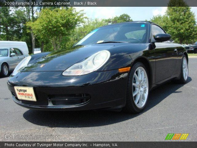 2000 Porsche 911 Carrera Cabriolet in Black