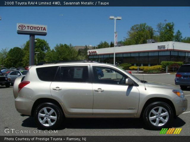 2008 Toyota RAV4 Limited 4WD in Savannah Metallic