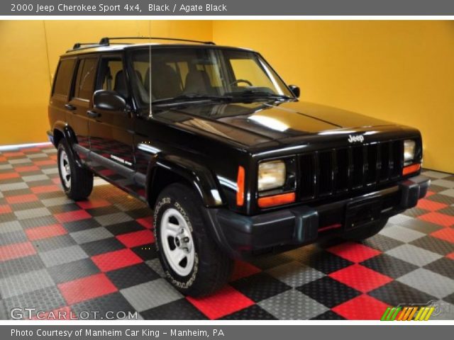 2000 Jeep Cherokee Sport 4x4 in Black