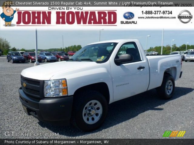 2011 Chevrolet Silverado 1500 Regular Cab 4x4 in Summit White