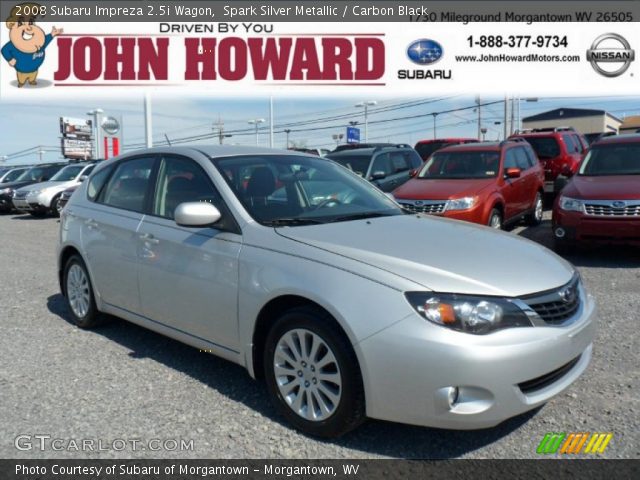 2008 Subaru Impreza 2.5i Wagon in Spark Silver Metallic