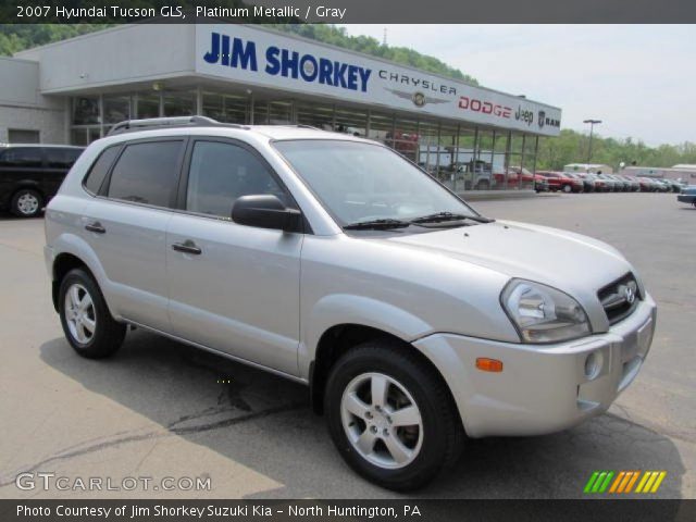 2007 Hyundai Tucson GLS in Platinum Metallic