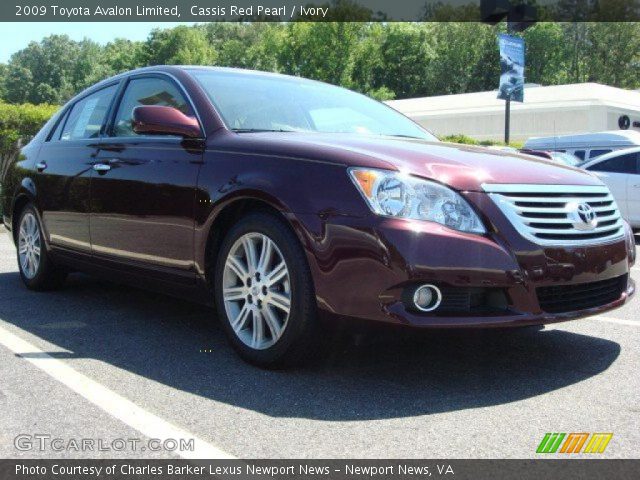 2009 Toyota Avalon Limited in Cassis Red Pearl