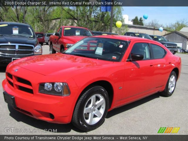 2008 Dodge Charger SE in Inferno Red Crystal Pearl