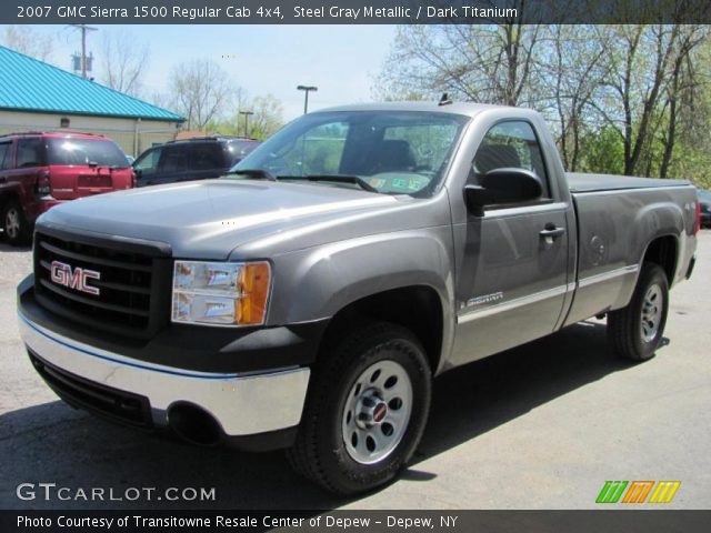 2007 GMC Sierra 1500 Regular Cab 4x4 in Steel Gray Metallic